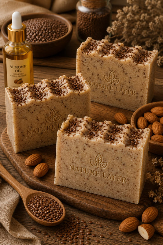 Flax Seed & Almond Oil Soap