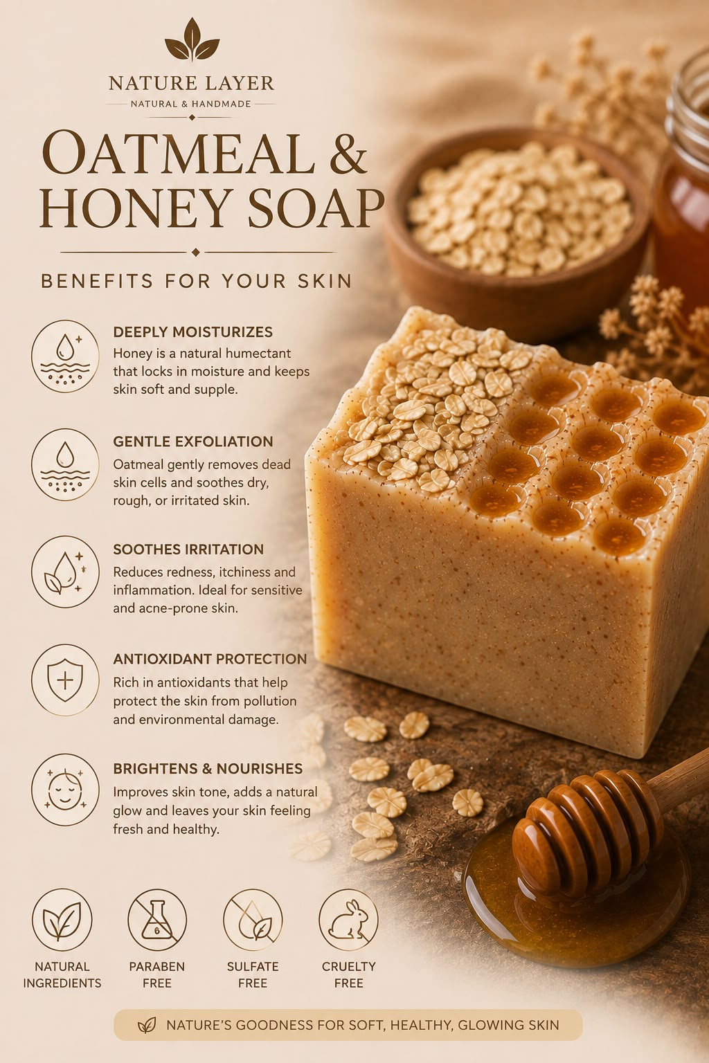 Oatmeal & Honey Soap