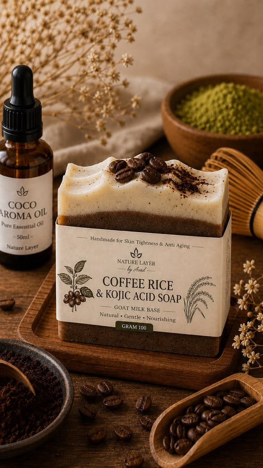 Coffee Rice & Kojic Acid Soap